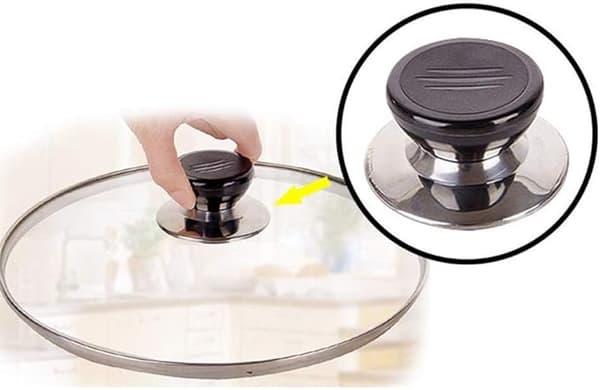 4-pack lättinstallerade reservknoppar till grytlock, grytlock, grytlocksknopp
