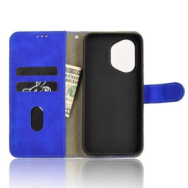 Kompatibel med Honor 400 Läderfodral Hudkänsla Anti-fall Plånbok Flip Telefonfodral-lingling} Multicolor Blue