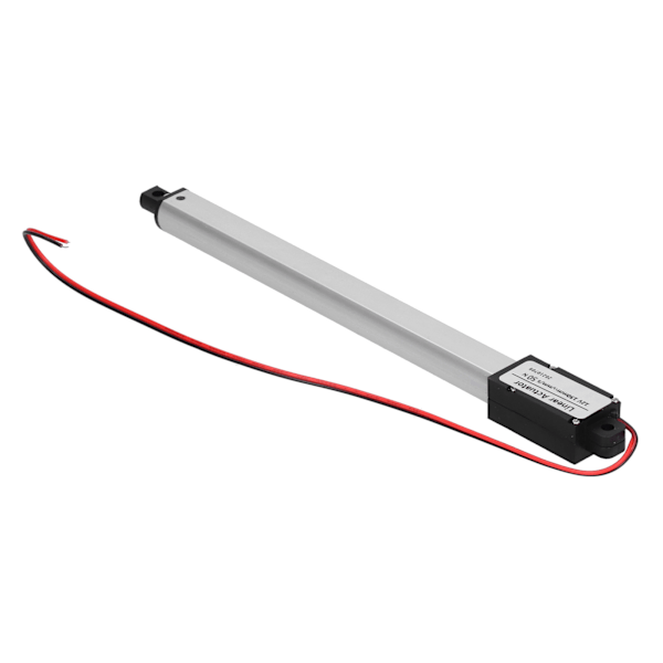 Linjär Aktuator 12V 150mm Inbyggd Gränslägesbrytare Brusreducering Kortslutningsskydd Mini Elektrisk Linjär Aktuator 15mm/s-50N 0.2