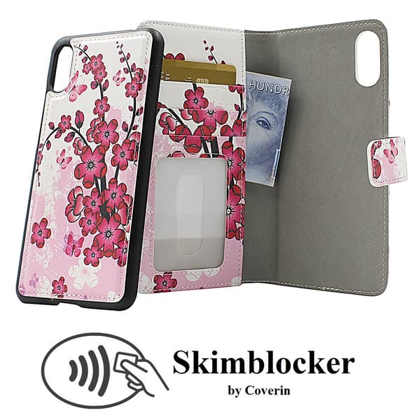 Kompatibel med Huawei Y6 magnetisk designpung