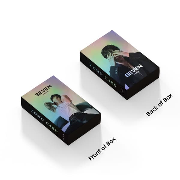 55 fotokort med BTS V, JungKook og Lomo.