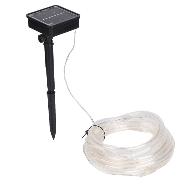 5M 50LEDs String Light Soldriven varmvit lampa Vattentät koppartråd flexibla lampor