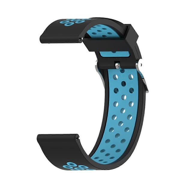 Kompatibel med Garmin Forerunner 245 Tofarget Rem-lingling} Black Blue