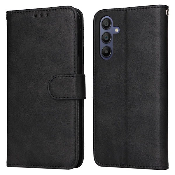Heta 2025 Samsung A16 PU Läder Plånboksfodral - Fler Färger Black Svart