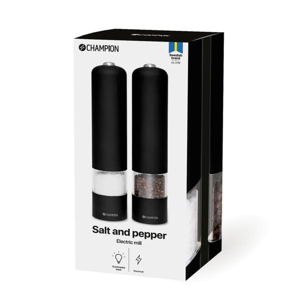 Mat sort salt- og peberkværn 495