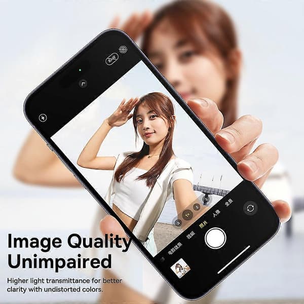 Kompatibel med iPhone 15 Kameralinsskydd - lingling}