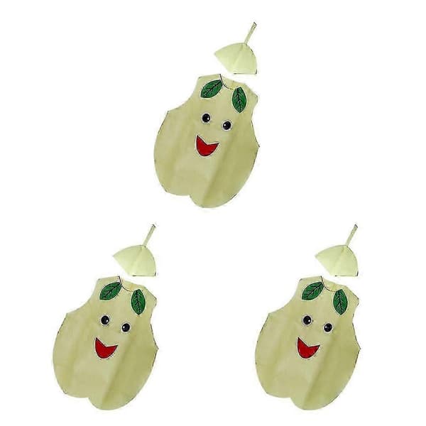 1/2/3 Barne Chilli Kostyme for Gutter og Jenter til Barnas Dag, Karneval, Frukt\"-lingling} 3PCS Kid Pear