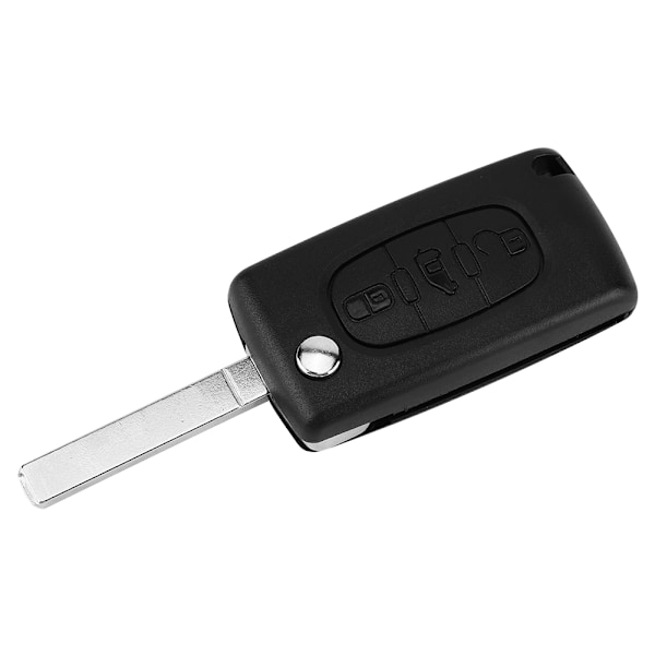 Hett 2025 3-knapps bilnyckel fjärrkontroll skyddsfodral passar Peugeot Citroen