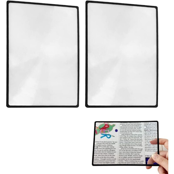 3X (300%) Rektangulär Förstoringsglas 4.70