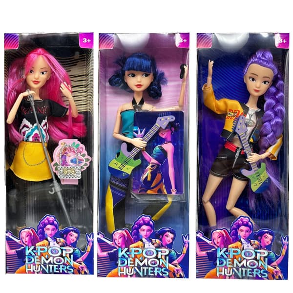 Anime Witch Hunter Docka - Koreansk Dekorativ Docka, en Gåva till Flickor 3pcs with box