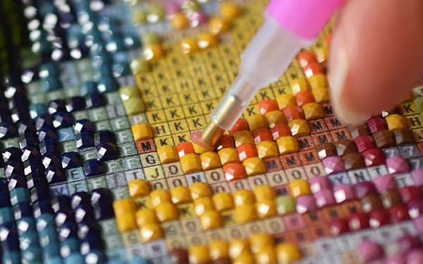 Timanttimaalaus - Koira multifärg multicolor
