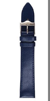 Armband 14/16/18 mm XL, enfärgad blå Blue 14 mm/stålspänne