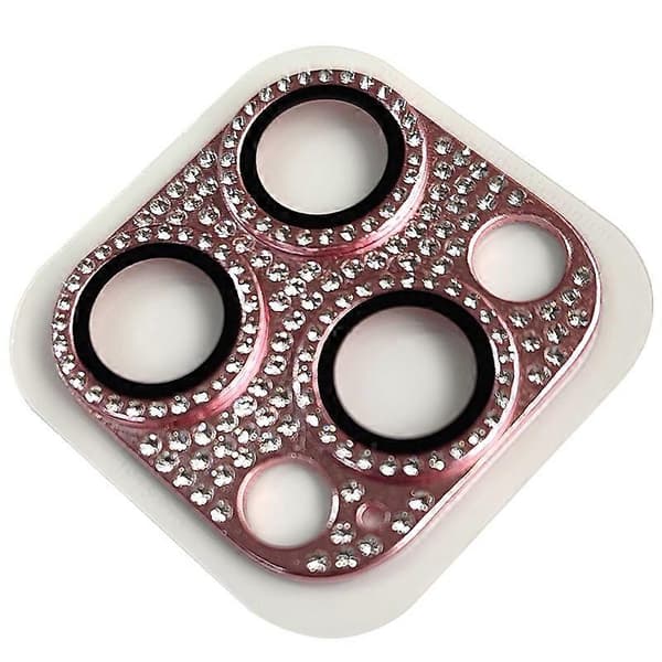 Kompatibel med iPhone 15 Pro Kameralinsskydd - lingling} Multicolor Pink