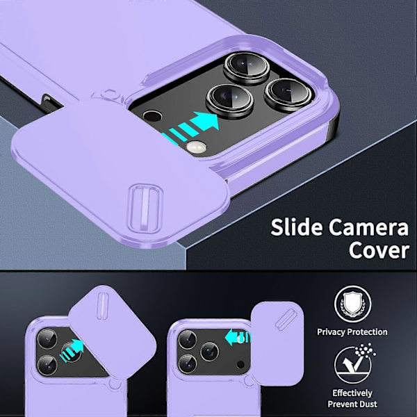 TPU + PC Telefonfodral - lingling} Purple iPhone 17 Pro