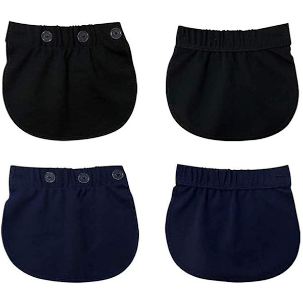 2-pack - 18*17cm graviditetsbyxförlängare, justerbart byxlängds graviditetsmidjebandsförlängare