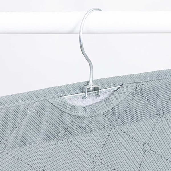 Garderobe hengende veskeorganisering (grå) gray