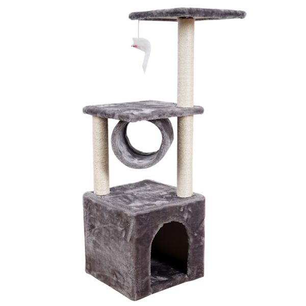 Populärt Klösträd 2025 / Klösstolpe / Klösbräda för Katter - 90 cm Dark grey Mörkgrå