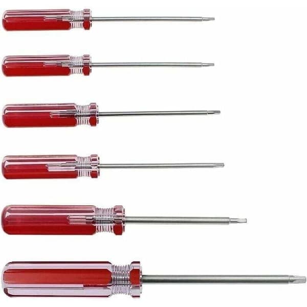 6-delars magnetisk triangulär skruvmejselsats (1,8 mm-4,2 mm) - Lämplig för leksaks- och batterireparation