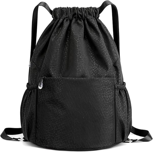 Urheilukassi, vedenpitävä kassi, unisex-reppu, arkireppu, kuntosalikassi, urheilukassi black