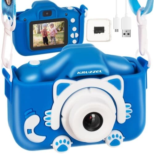 1080p barnekamera / Barnekamera - digitalkamera Blå blue