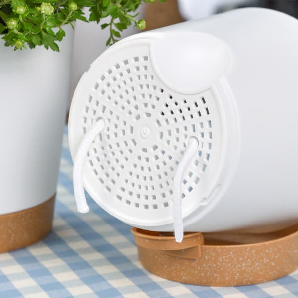 5-pack - Self-watering flower pots/self-waterers/flower waterers, white, 5-pack