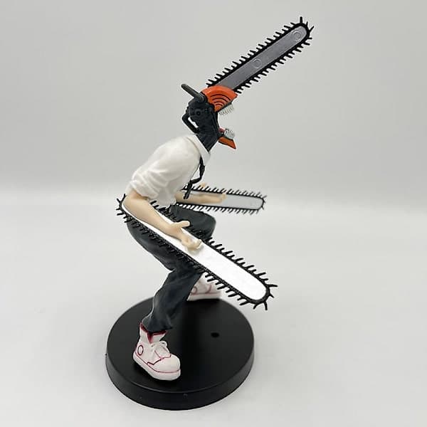 19 cm Chainsaw Man Denji Animefigur Power/Denji Leddocka Chainsaw Man Denji Figur Samlarobjekt Dockleksak Present C 18 cm 8 18cm8