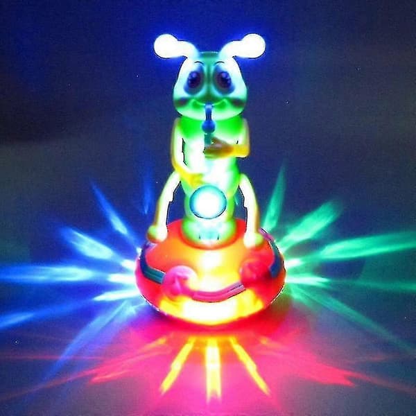 Elektrisk dansende larvelampe med musikk for barn - Universal Saksofon Larveleke