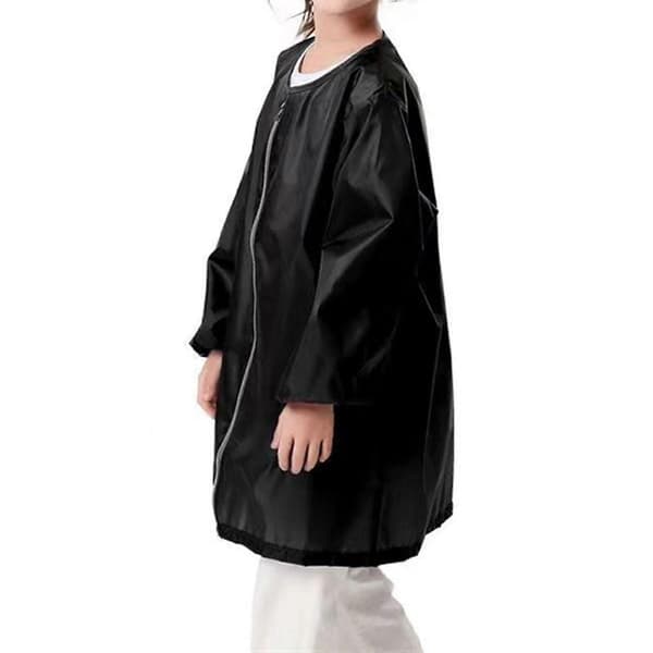 Kunstneriske håndlagde forklær, barneklær, glidelås foran, lett, multifunksjonelle vanntette kunstneriske arbeidsforklær. S (Height 85-100cm)