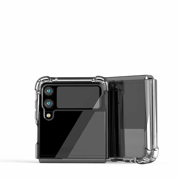 Hett 2025 Samsung Galaxy Z Flip 3 Skal - Mjukt Transparent Transparent Transparent