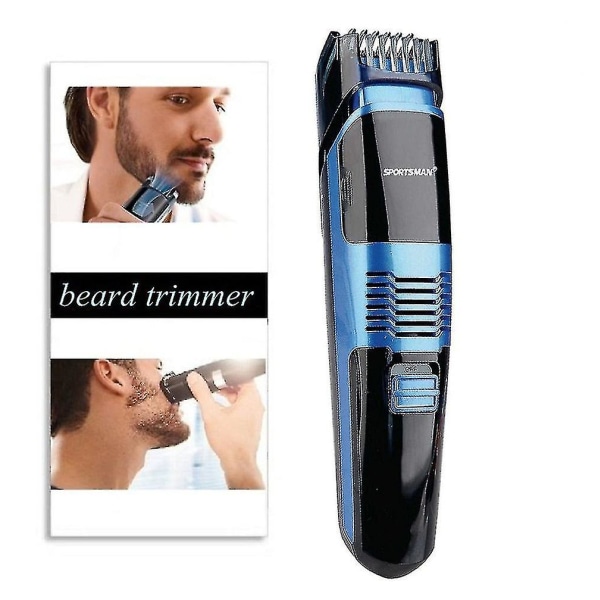 Vakuum professionell skäggtrimmer för män Stubbtrimmer Mustasch Justerbar skäggstyling Elektrisk rakmaskin 0,5-18mm