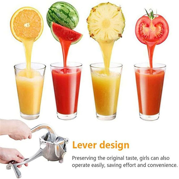 Manuell Mini Juicer - Fruktpress, Kvarn och Köksassistent