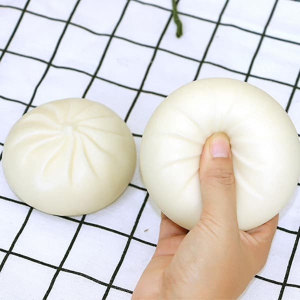 Dejish Dumplings - Søde og stresslindrende legetøj, dampede dumpling- og bollefyldte klemmelegetøj, bløde og søde dumplings