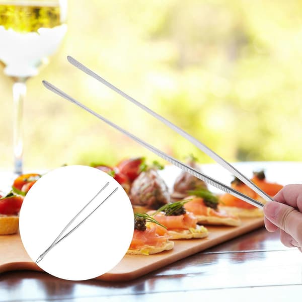 Kökstänger i rostfritt stål med krokar, precisionskökstänger, matklämmor
