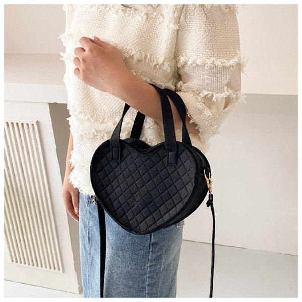 Dam Crossbody Väskor Enkel Axelväska Casual Kärlek Handväska Khaki