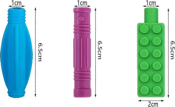 TCGG-8 Emballage Pen Tip Tyggepen Tip Bideanordning Pen Tip Tygger til Børn