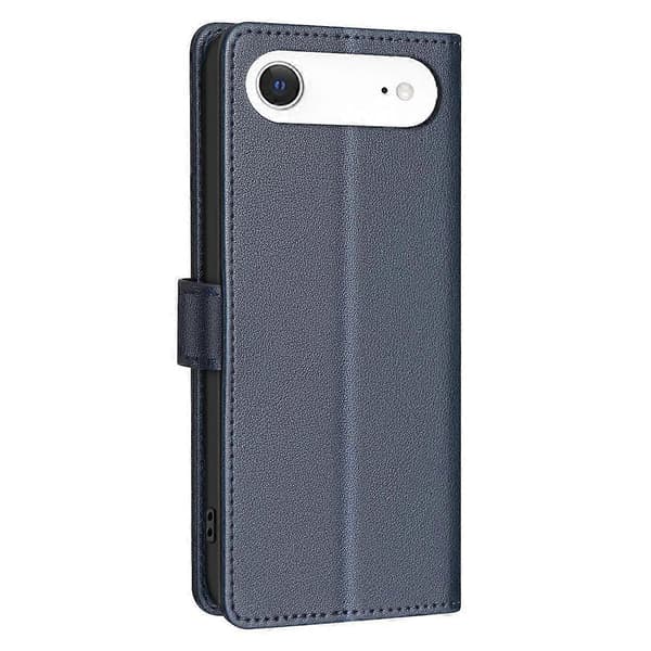 Litchi Textur RFID PU Fodral Kompatibelt med iPhone 17 Pro-lingling} Blue iPhone 17 Air
