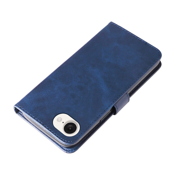 Kompatibel med iPhone 16e Classic Zipper Wallet Case - Blå Blå blue