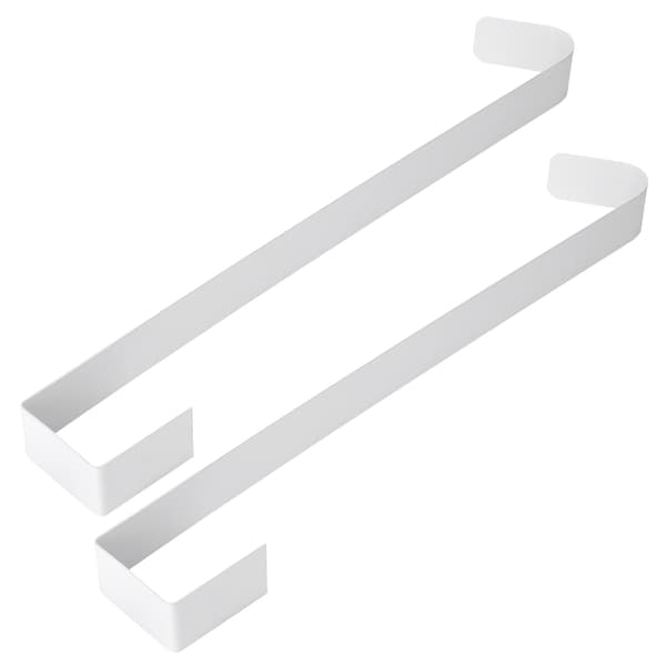 Julkranskrokar i smidesjärn, dörrkrokar, juldekorationer, vit 0.2