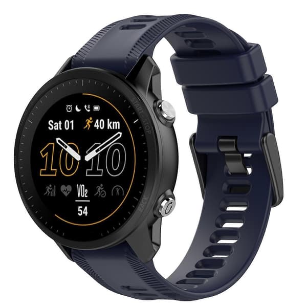 Silikonklokkereim for Garmin Instinct-lingling} Dark Blue