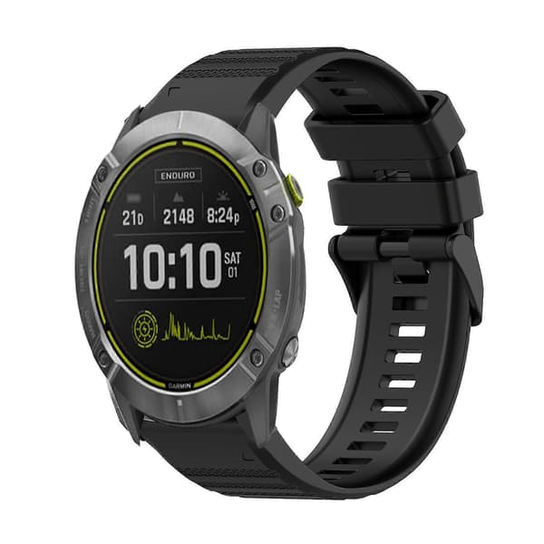 Silikon Armband För Garmin Enduro-lingling} Black