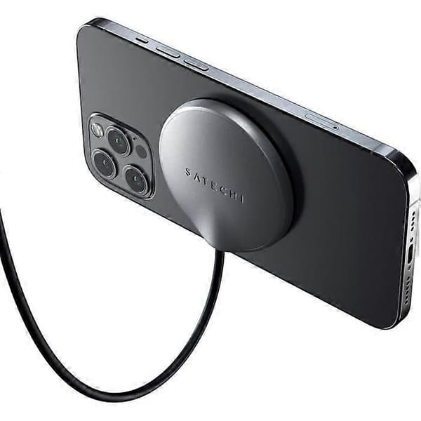 Magnetisk opladerkabel - SATECHI - USB-C - Kompatibel med iPhone 12 - 7,5W - Sort-lingende}