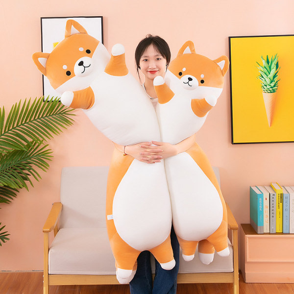 35 i Shiba Inu gosedjur plyschkuddar leksaker, Corgi plyschar gosehundar Jumbo Sqishmellos, idealisk present till barn