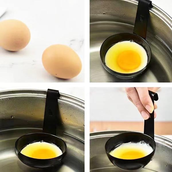 Egg Poacher with Ear Loops, Egg Cooker, Fast Egg Steamer, Soft-Boiled Egg Tool, Boiled Egg Utensil.