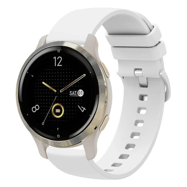 Silikonarmband för Garmin Venu 2S-lingling} White
