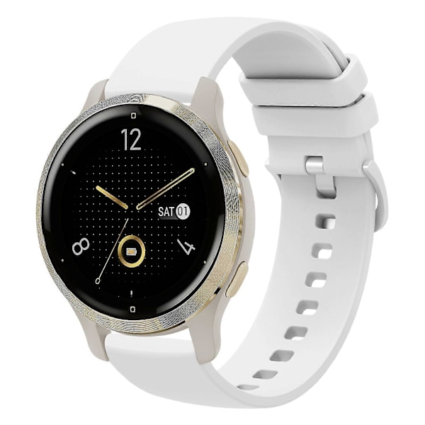 Silikone Urrem Til Garmin Venu 2S-lingling} White