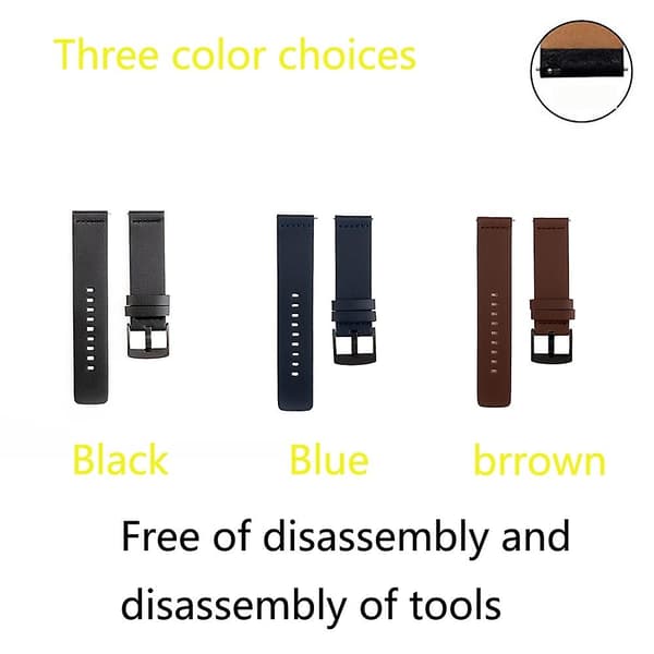 Bästsäljande Läderarmband Kompatibelt med Samsung Galaxy Watch Active 2 44mm