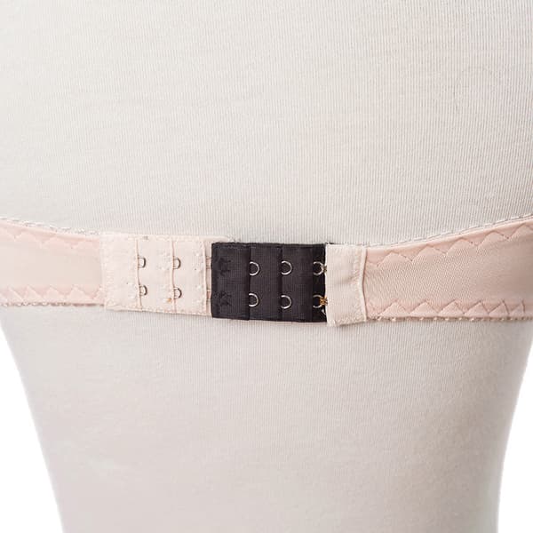 BH-förlängare med 2, 3 eller 4 hakar - 12-pack (svart, vit, beige, rosa)