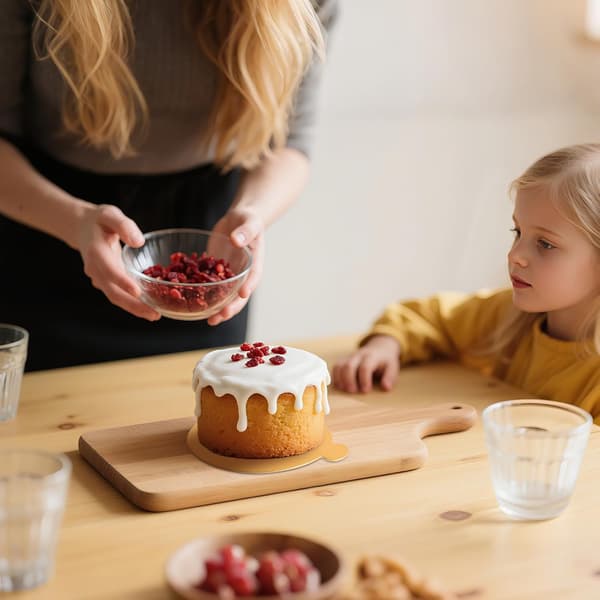 200 st Mini Tårtbrickor, Premium Guld Kartongbaser 8 cm, Mousse Cupcake Bas för Efterrättstårta, Tårtbrickor för Mousse, Cupcake, Bröd