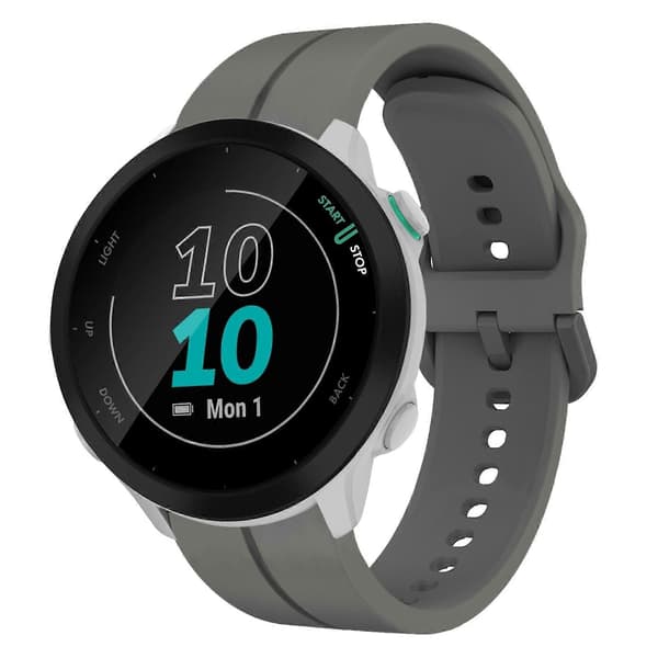 Silikonklokkereim for Garmin Forerunner 55-lingling} Dark Grey