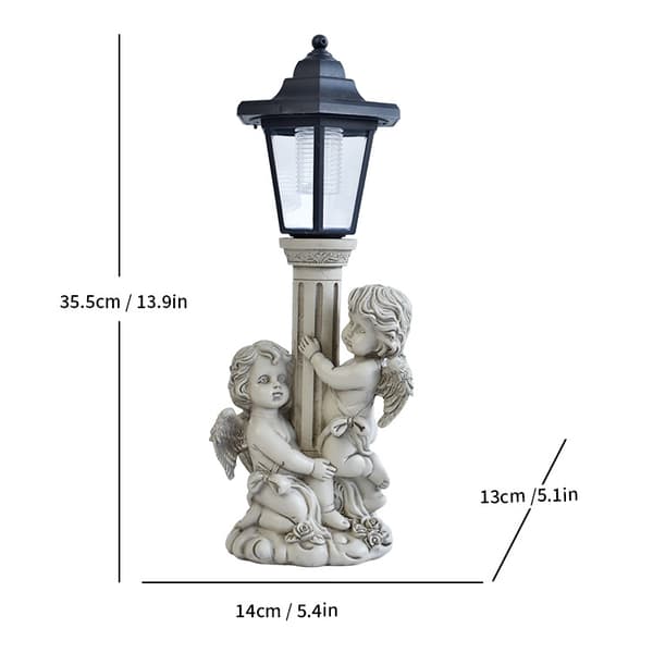 Bedst sælgende harpiks solcellelamper | Genopladelige dekorative udendørslamper til gårde, haver og stier LD-057